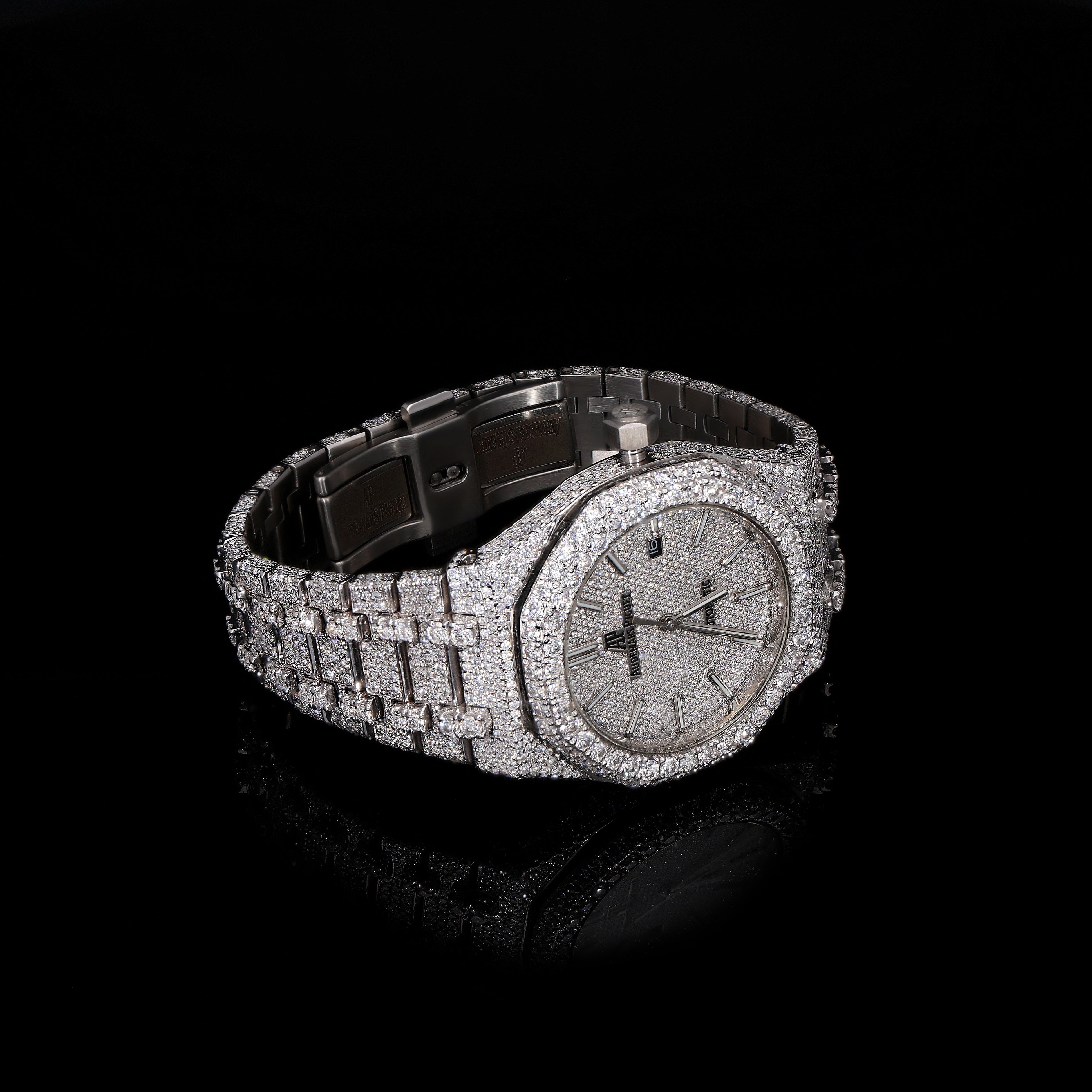 Moissanite Audemars Piguet watch classic