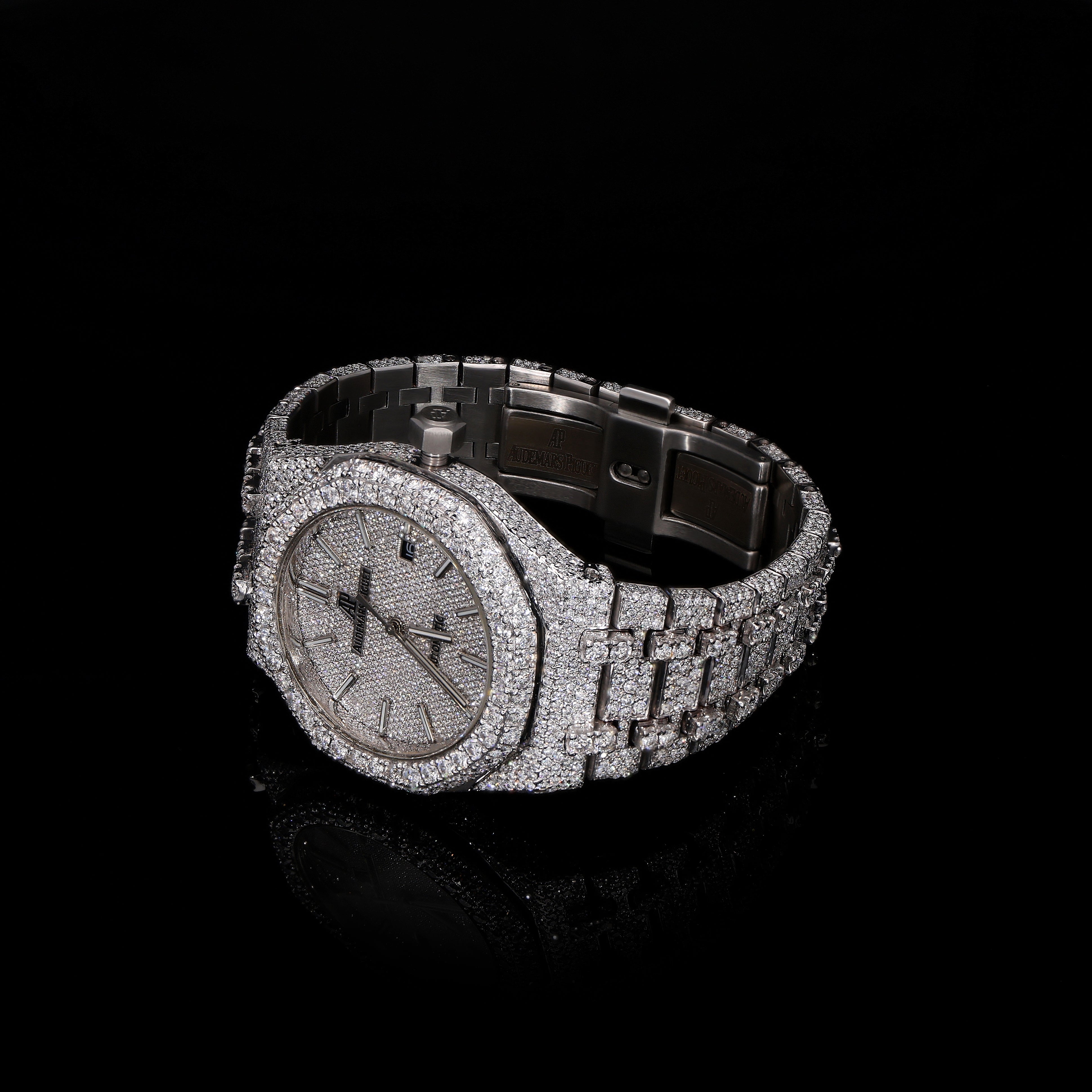 Moissanite Audemars Piguet watch classic