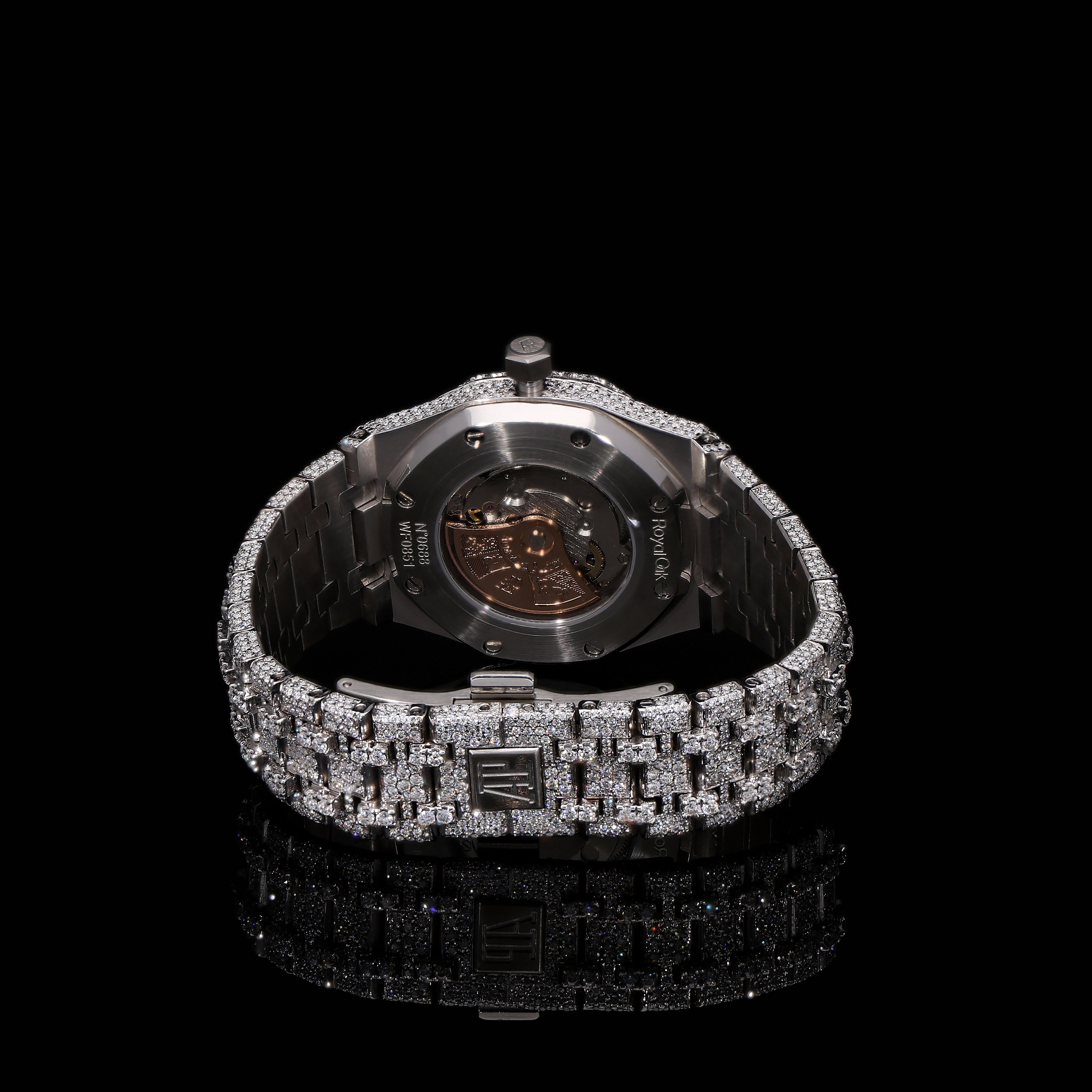 Moissanite Audemars Piguet watch classic